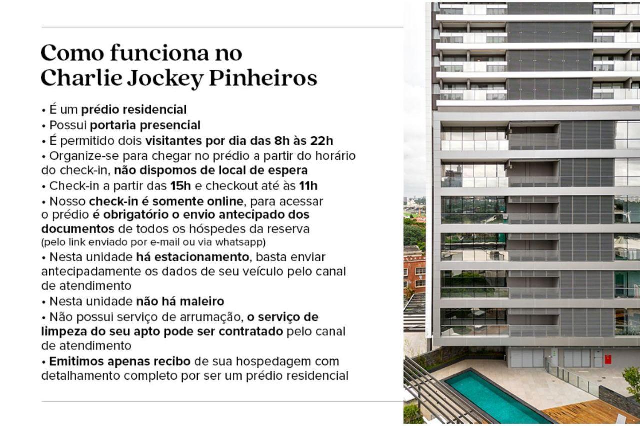 상파울루 Charlie Jockey Pinheiros 아파트 외부 사진